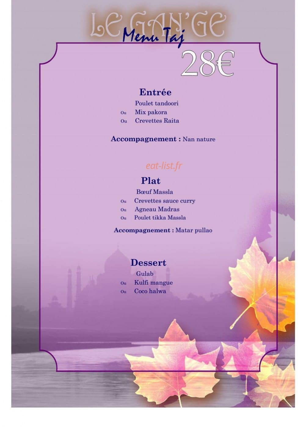 Le Gan'ge — carte page 8