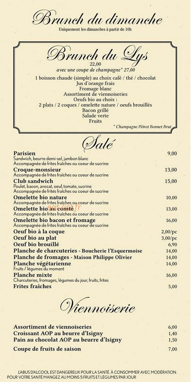 Le Lys — carte page 3