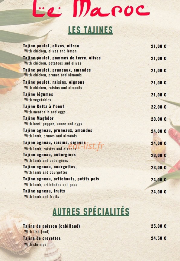 Le Maroc — carte page 5
