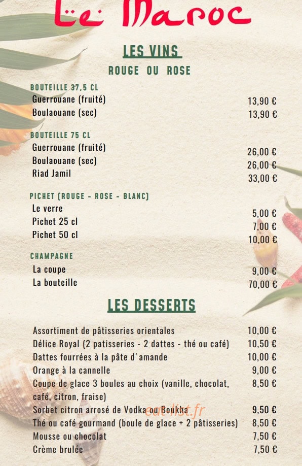 Le Maroc — carte page 6