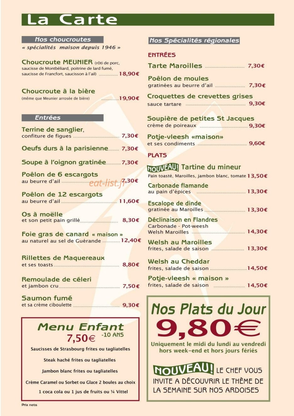 Le Meunier — carte page 6