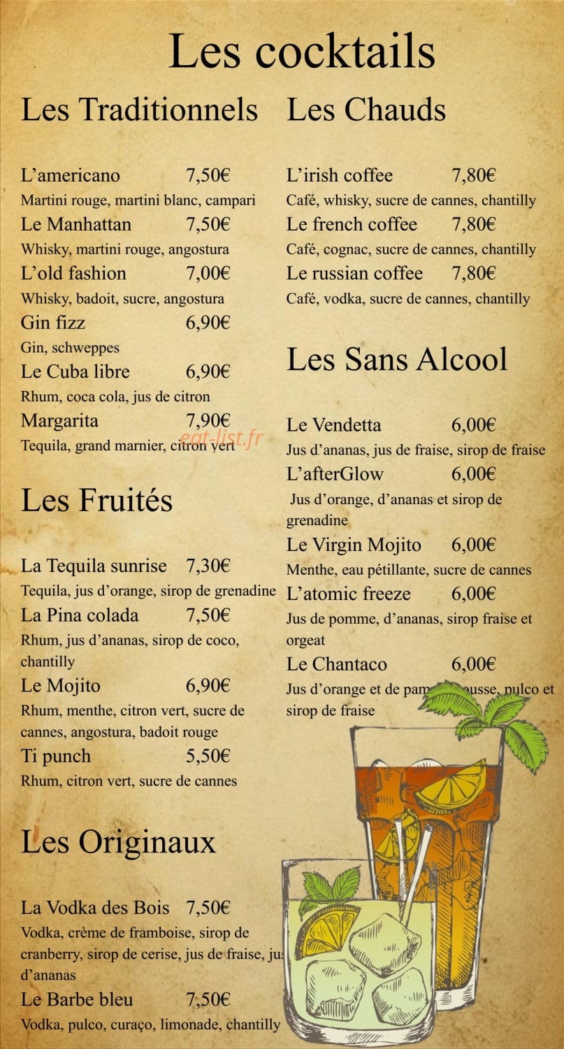 Le Napoléon — carte page 6