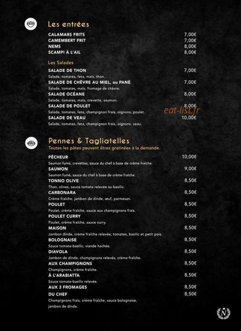 Le Napoli — carte page 3