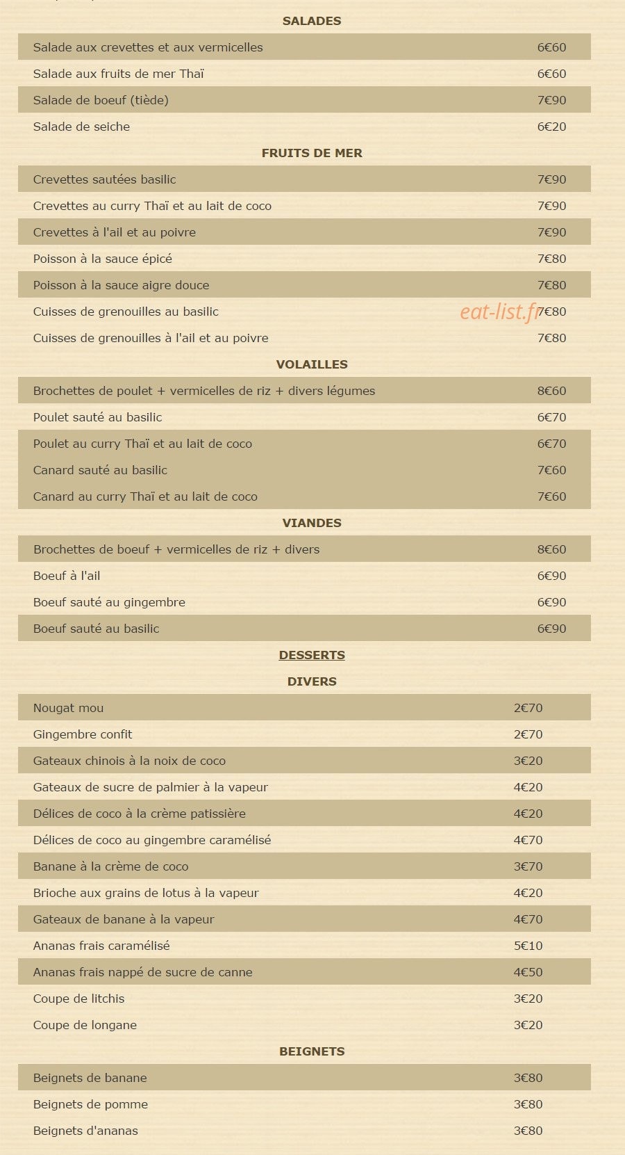 Le Pekin — carte page 4