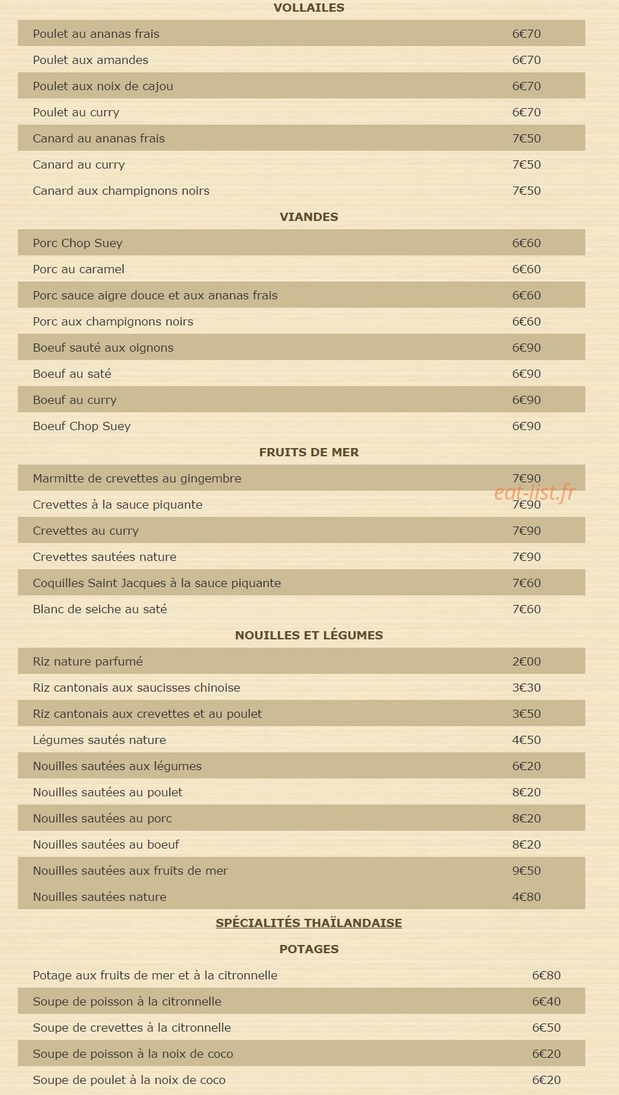Le Pekin — carte page 3