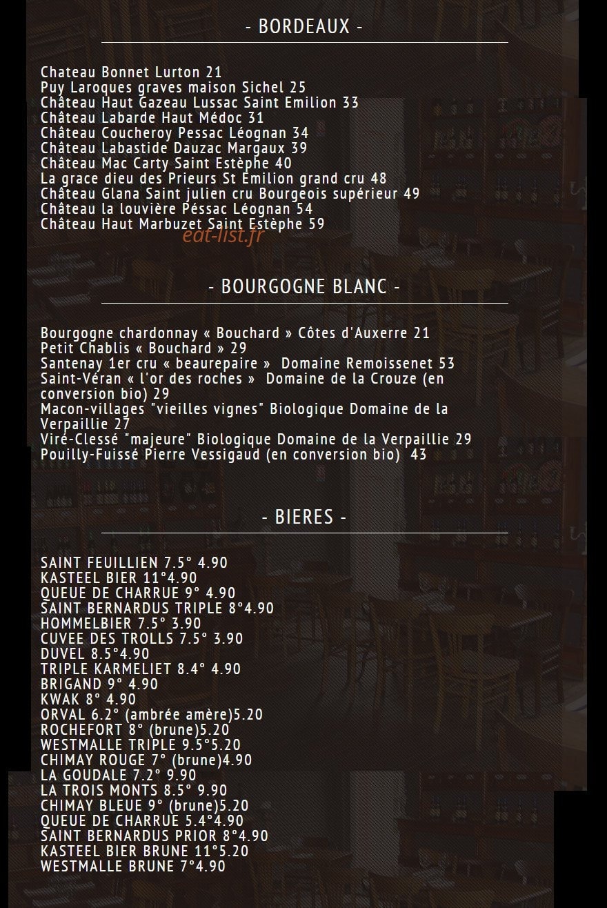 Le petit barbecue — carte page 4