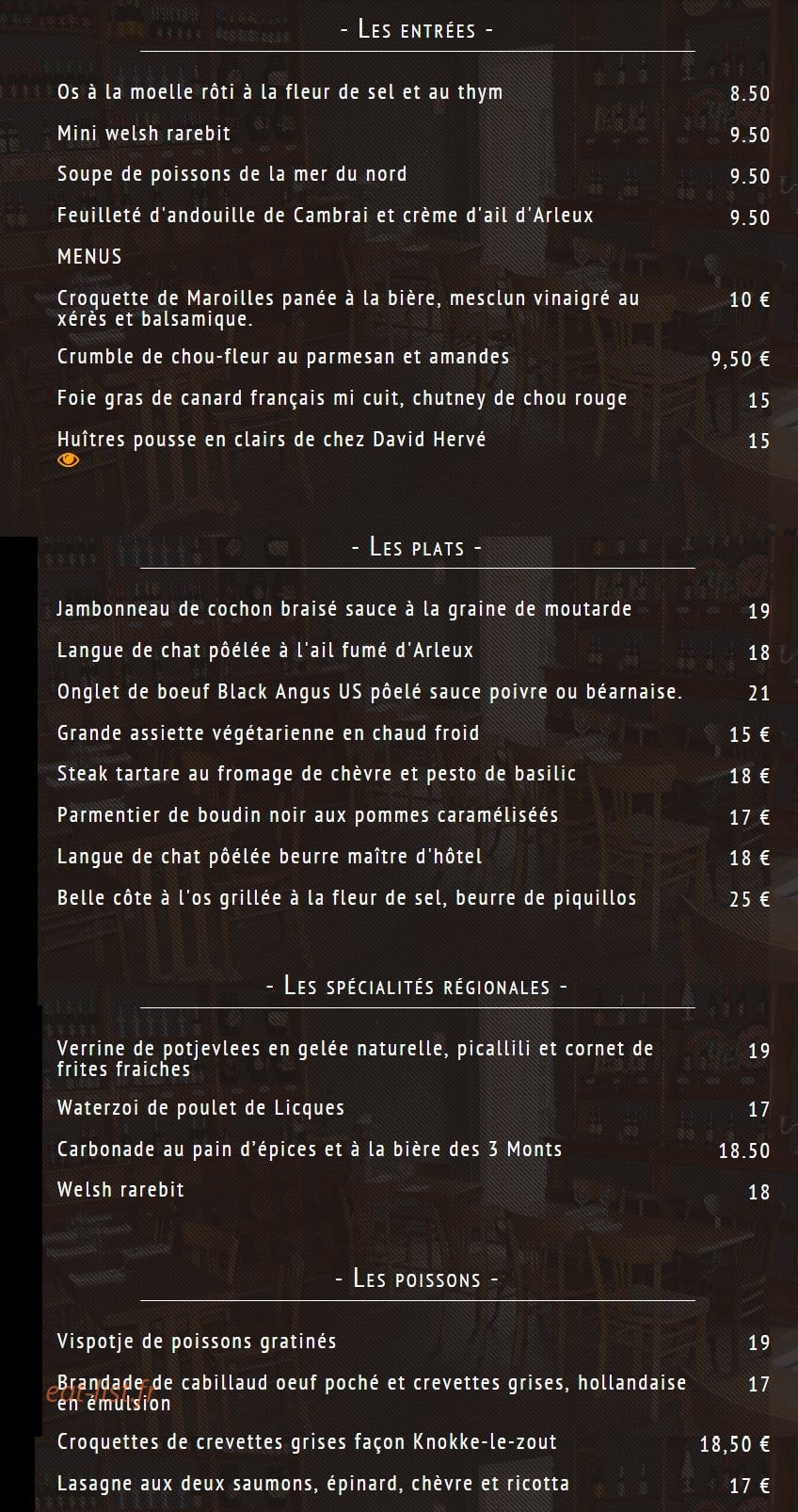 Le petit barbecue — carte page 1