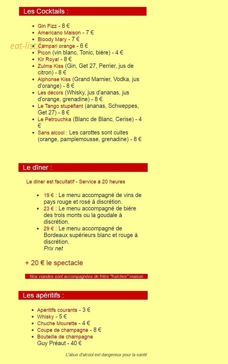 Le Petrouchka — carte page 2