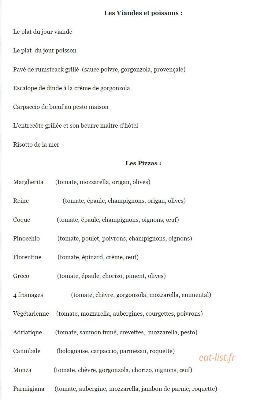 Le Pinocchio — carte page 4