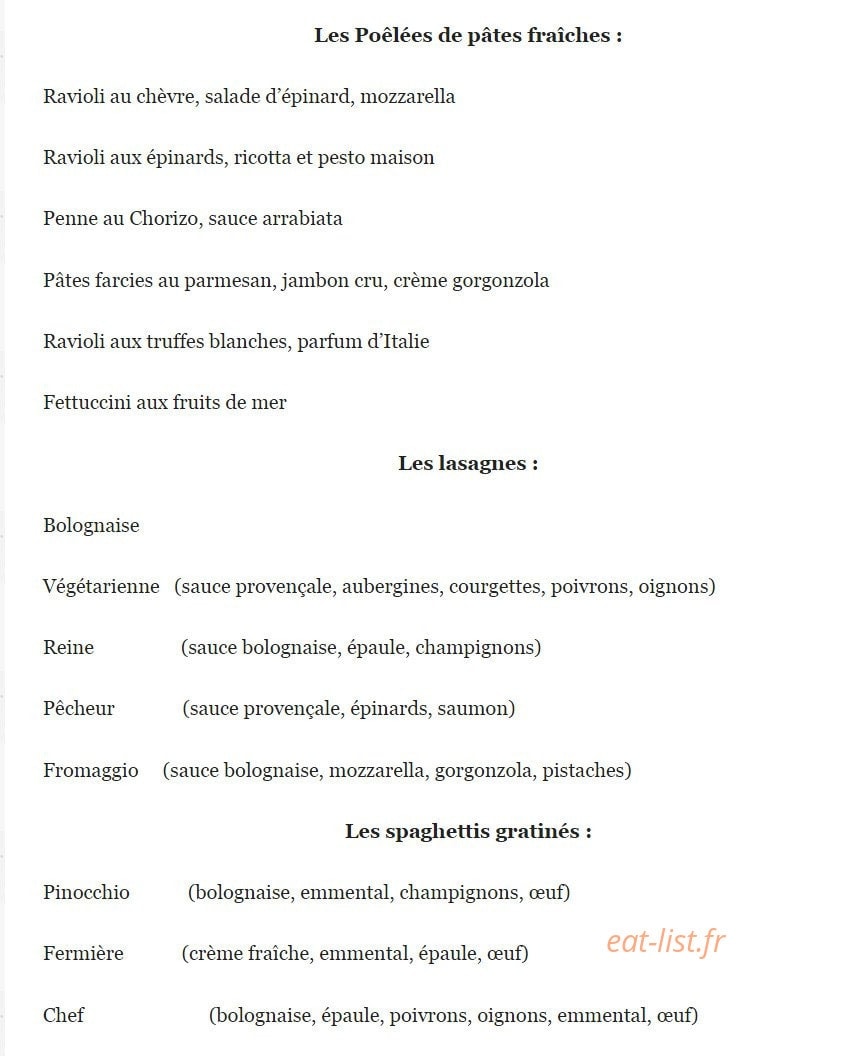 Le Pinocchio — carte page 3