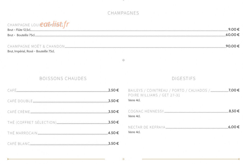 Le Saray — carte page 6