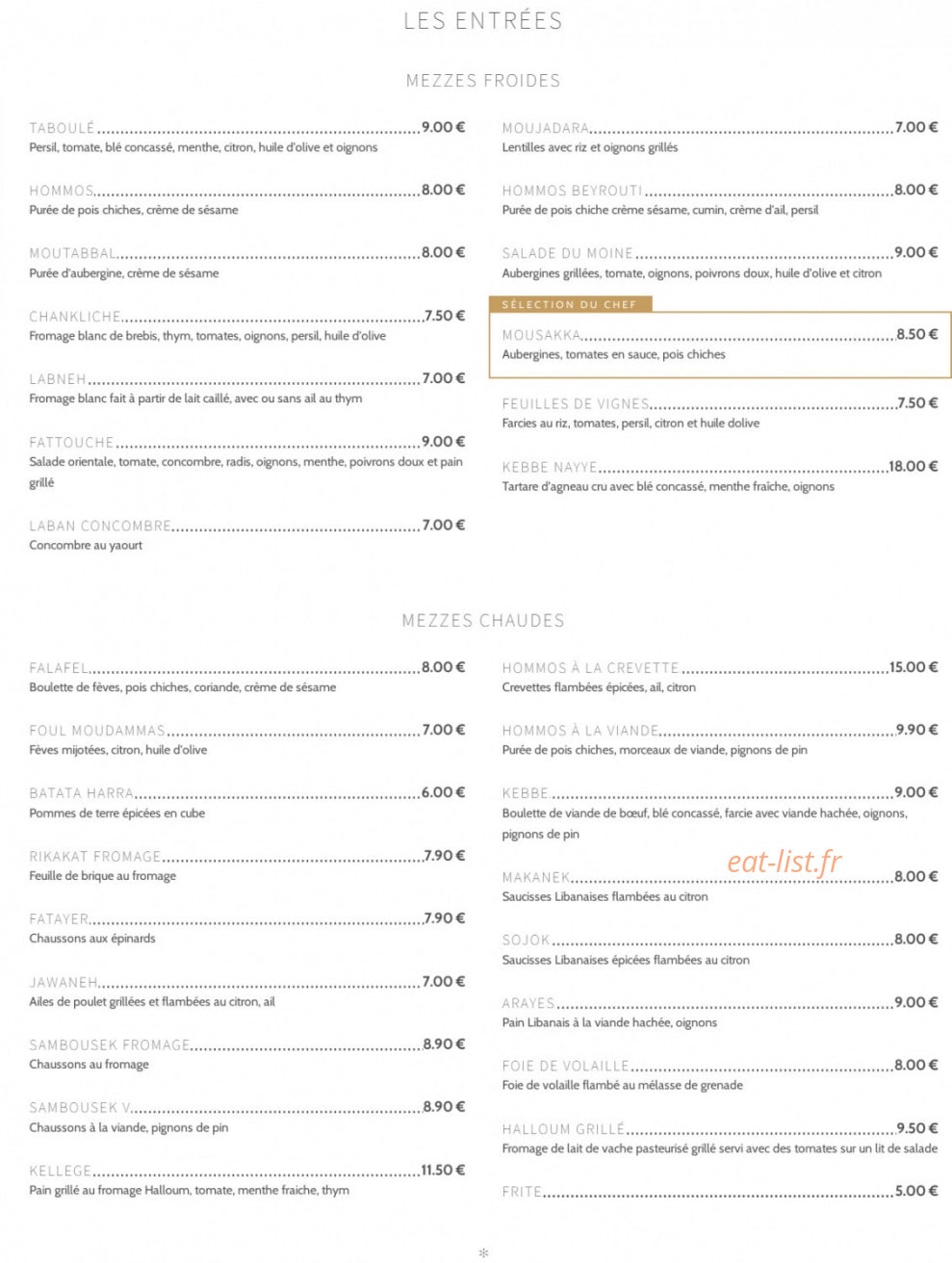 Le Saray — carte page 1