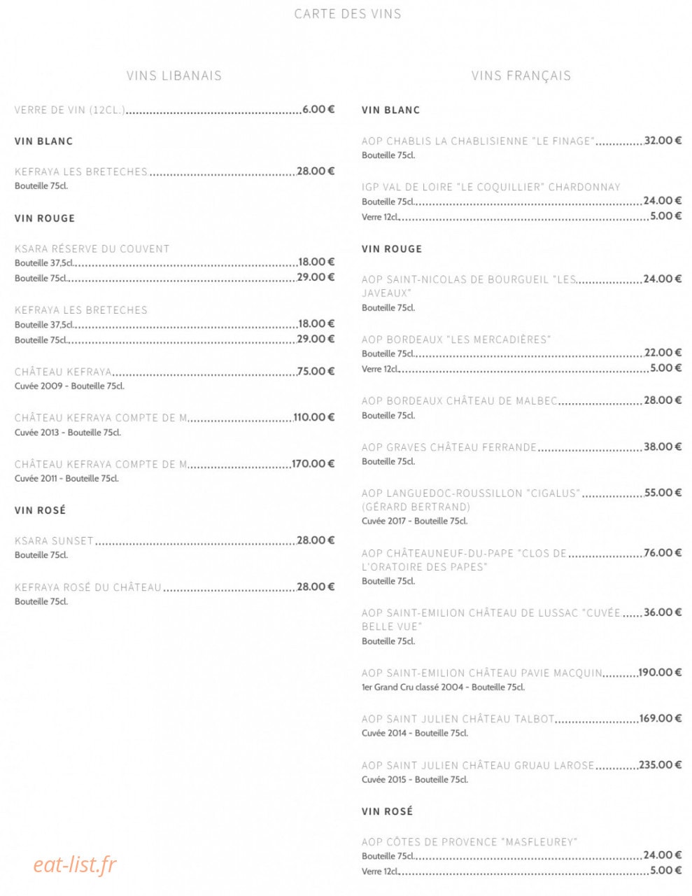 Le Saray — carte page 5