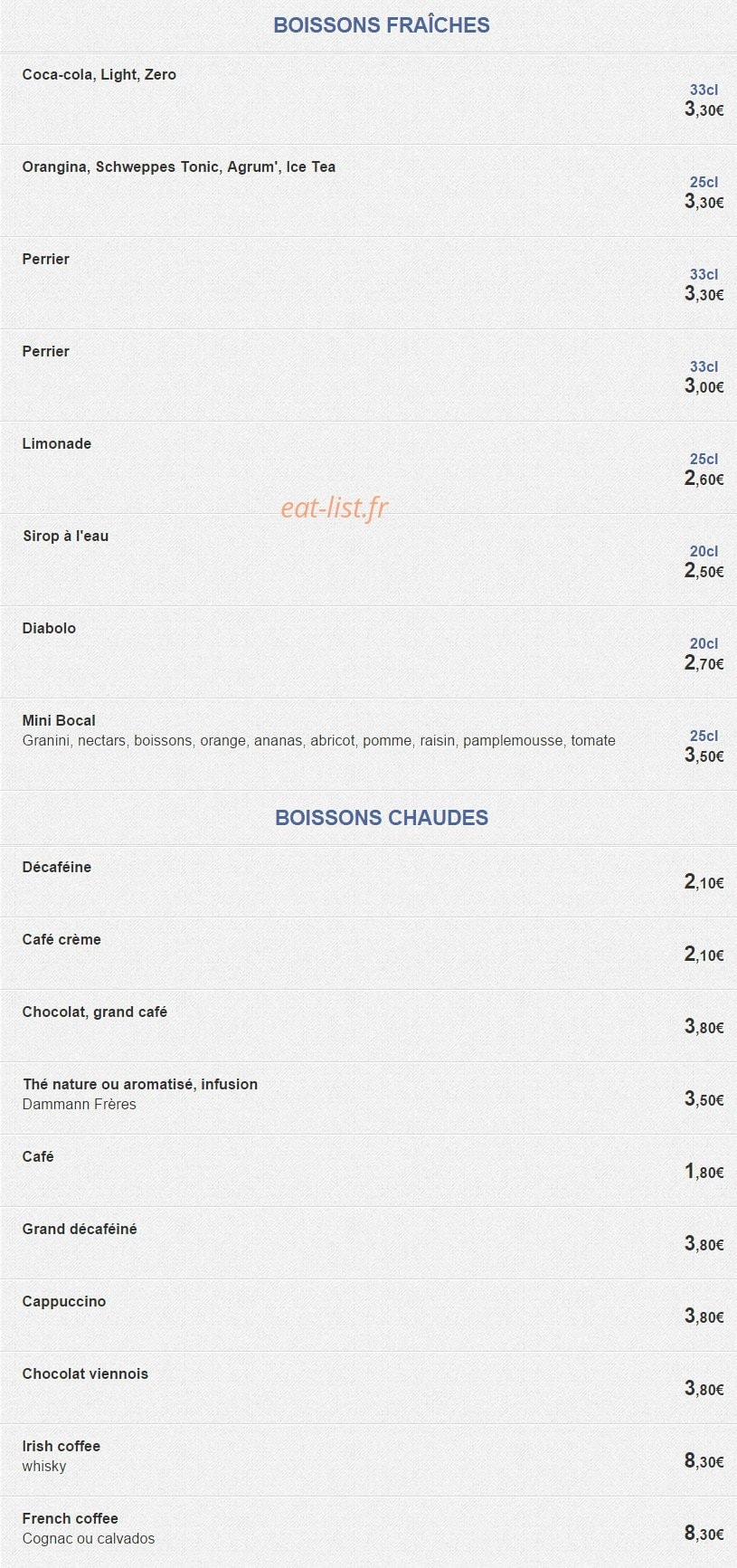 Le Scoop — carte page 10