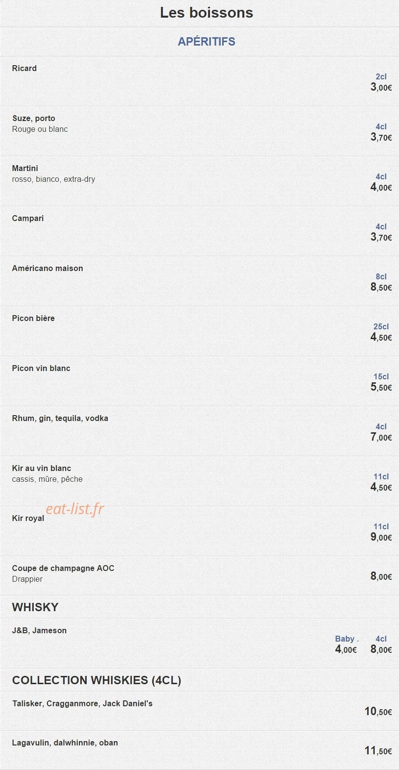 Le Scoop — carte page 7