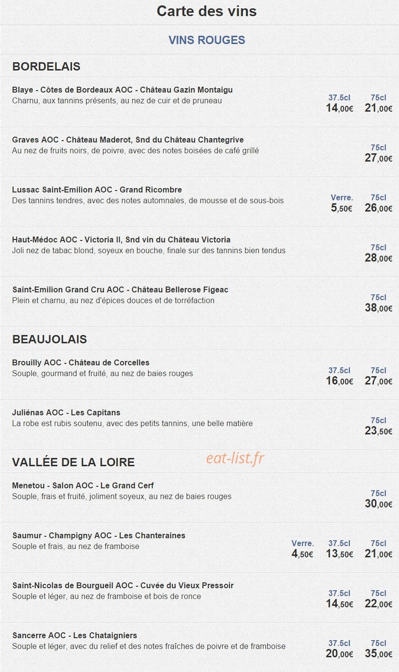 Le Scoop — carte page 12