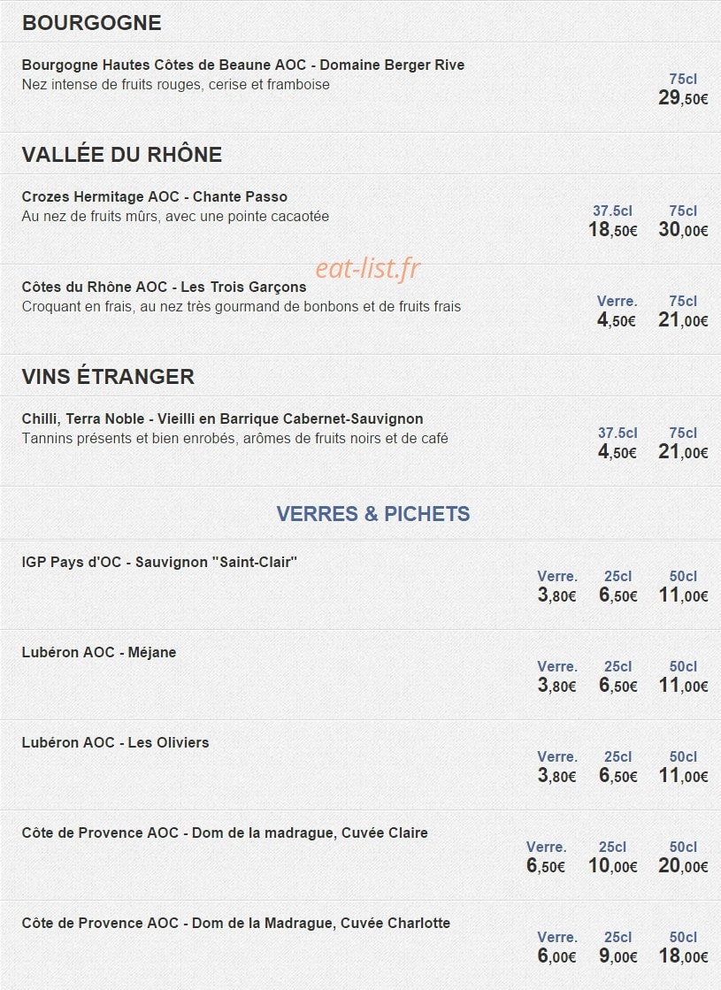 Le Scoop — carte page 13