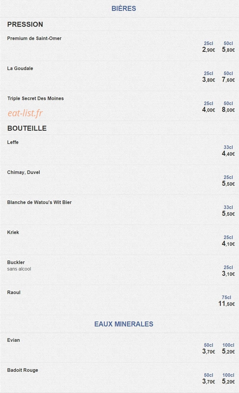 Le Scoop — carte page 9