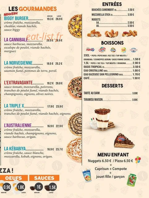 Le Special — carte page 7