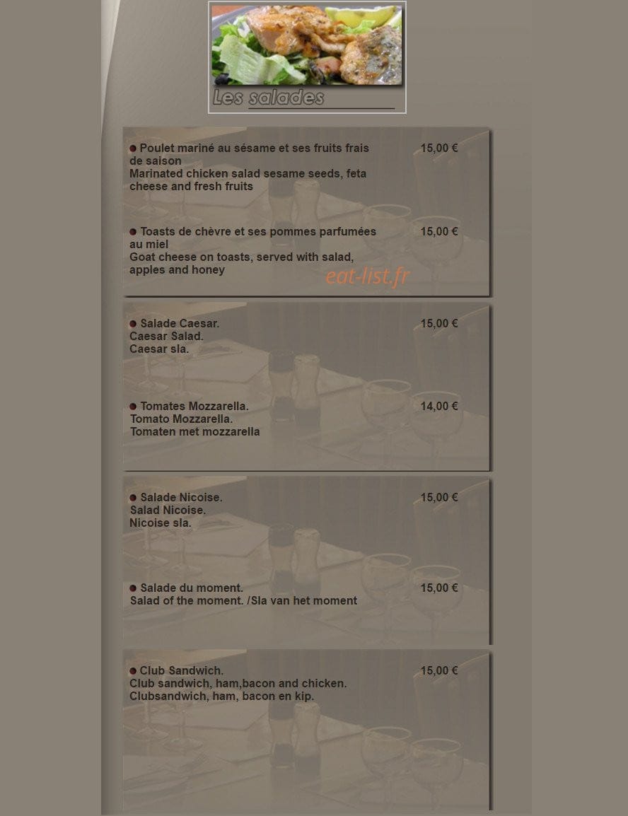 Le Square d'Aramis — carte page 5