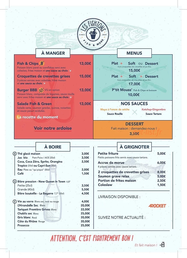 Les Fishtons — carte page 3