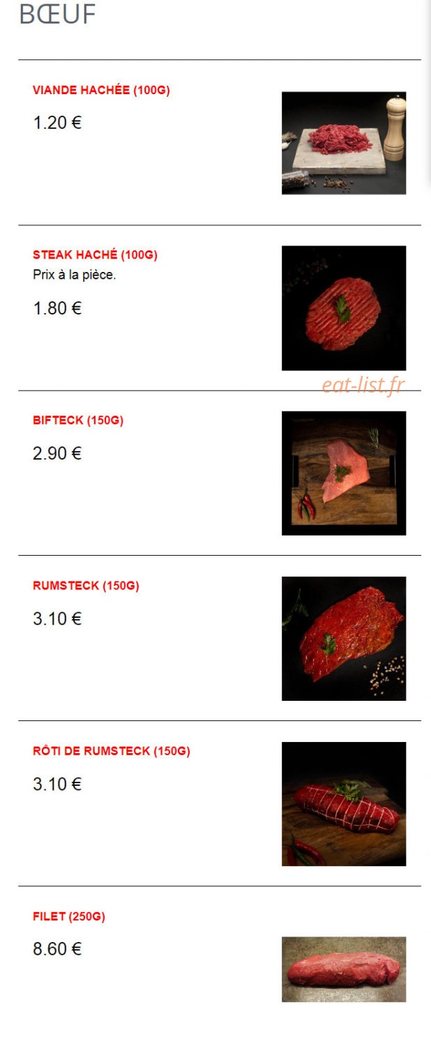Les Halles de Lomme — carte page 1