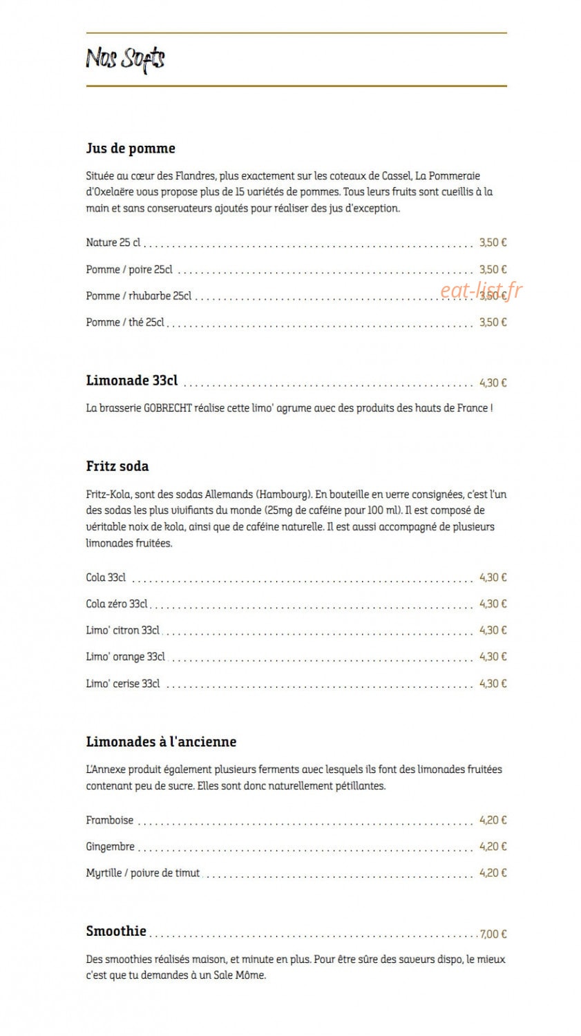 Les Sales Mômes — carte page 5