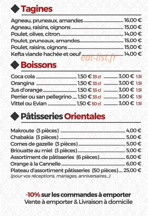 Lille Couscous — carte page 3