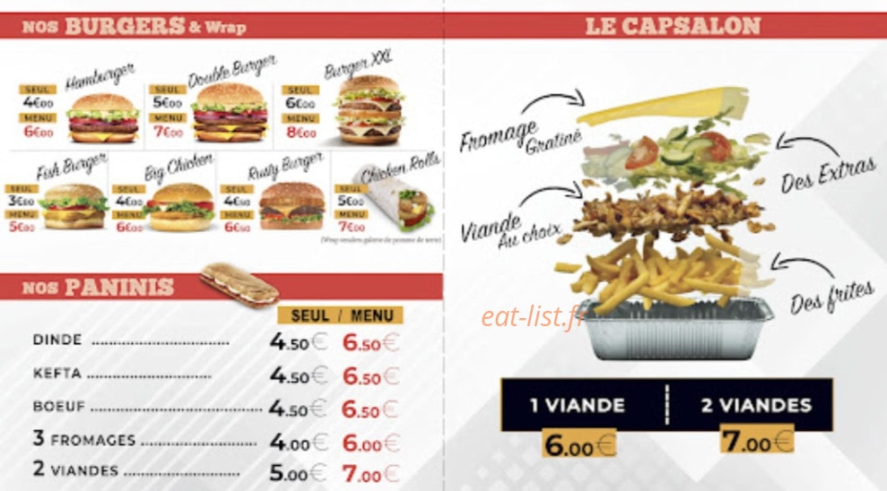 Lille Food — carte page 5