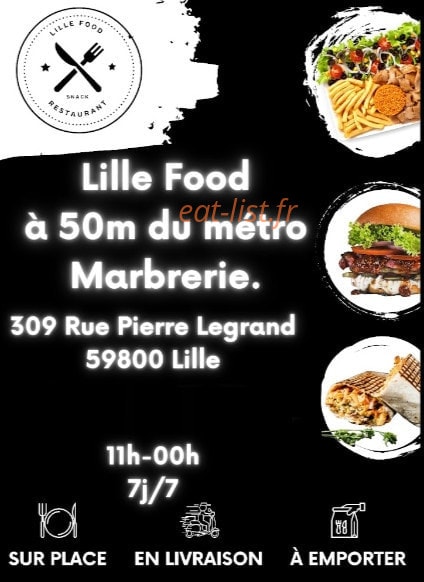 Lille Food — carte page 1