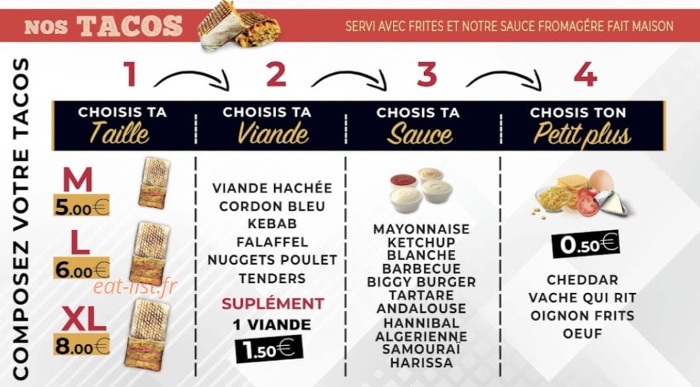 Lille Food — carte page 4