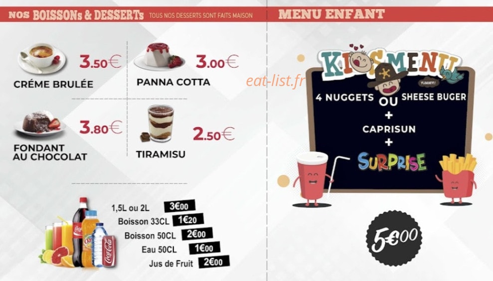 Lille Food — carte page 6