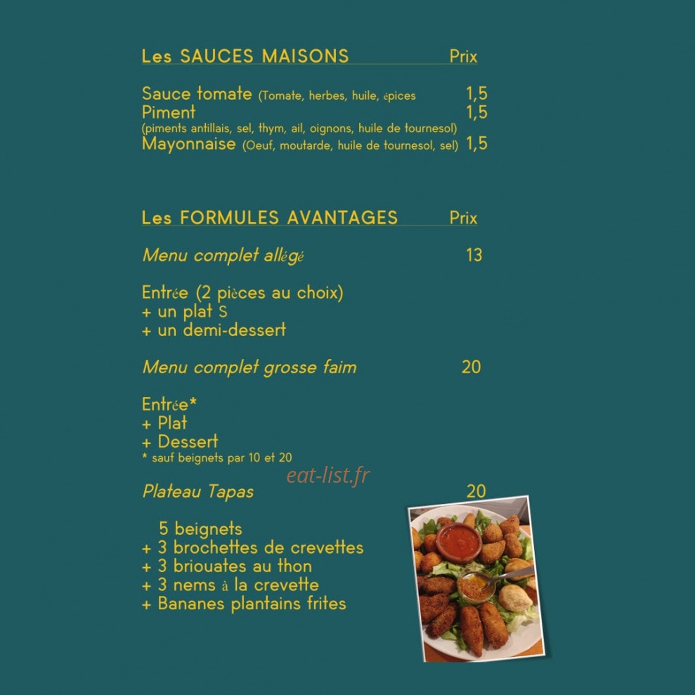 Mamaz Food Service — carte page 2