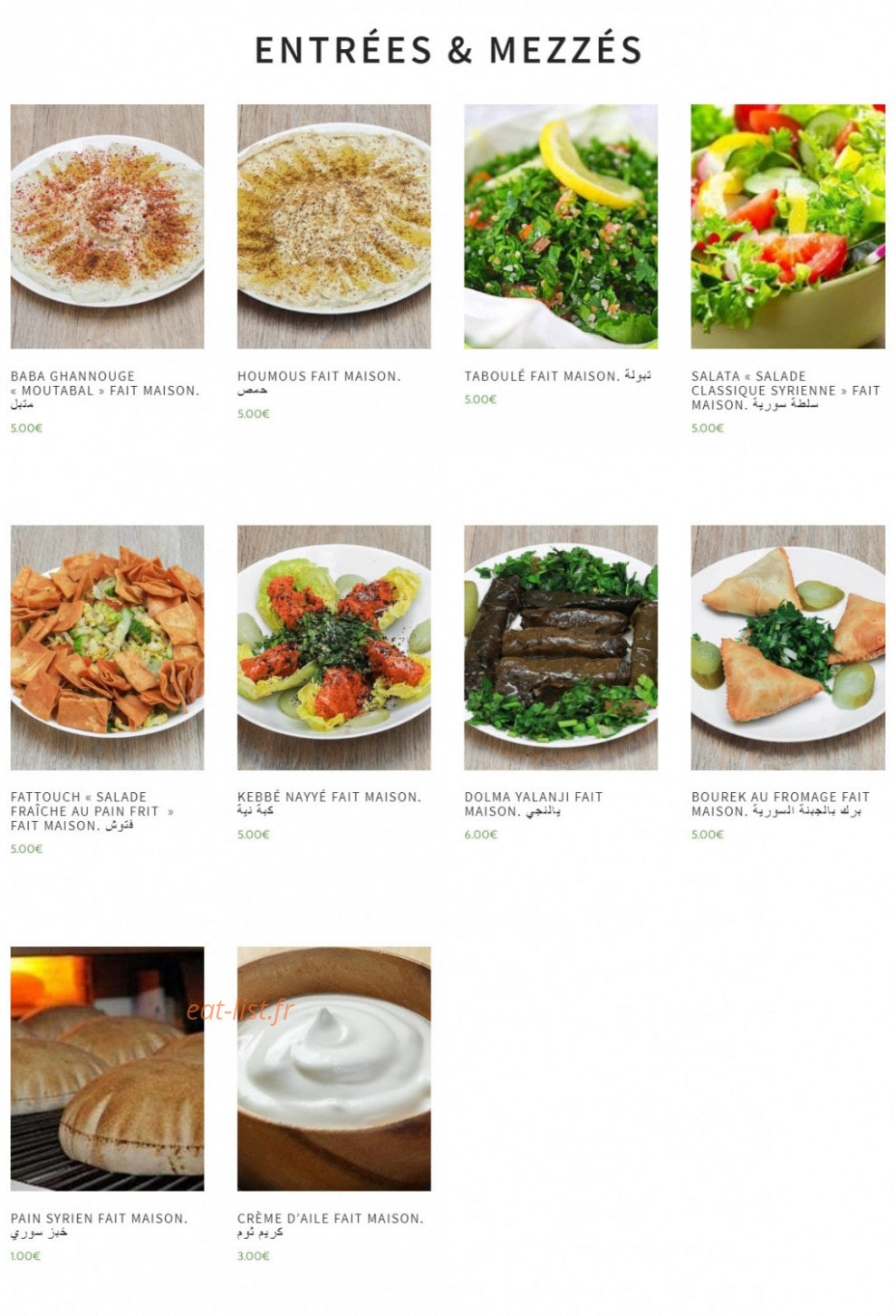 Mechoui syrien — carte page 5