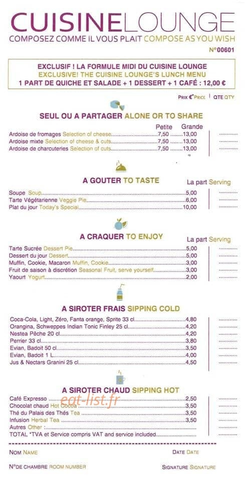 Mercure — carte page 1