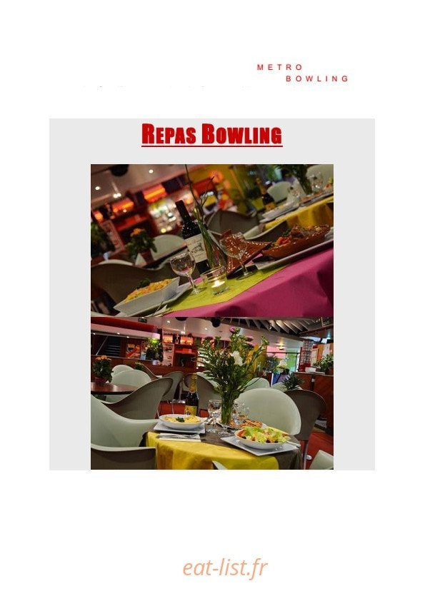 Métro Bowling — carte page 1