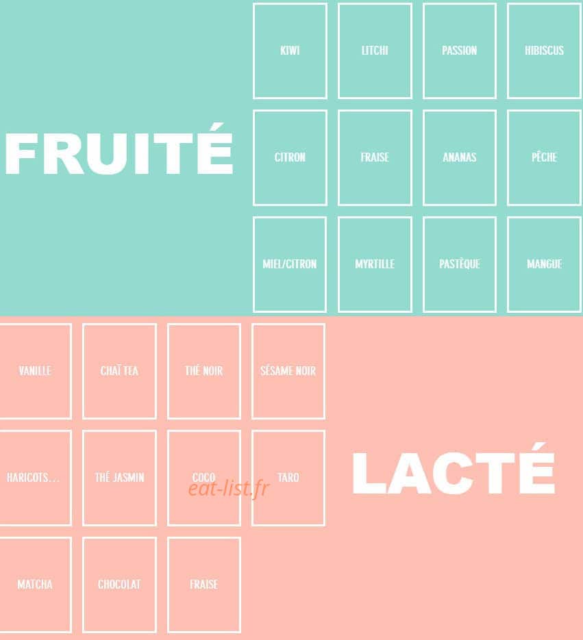 Momen'Tea — carte page 1