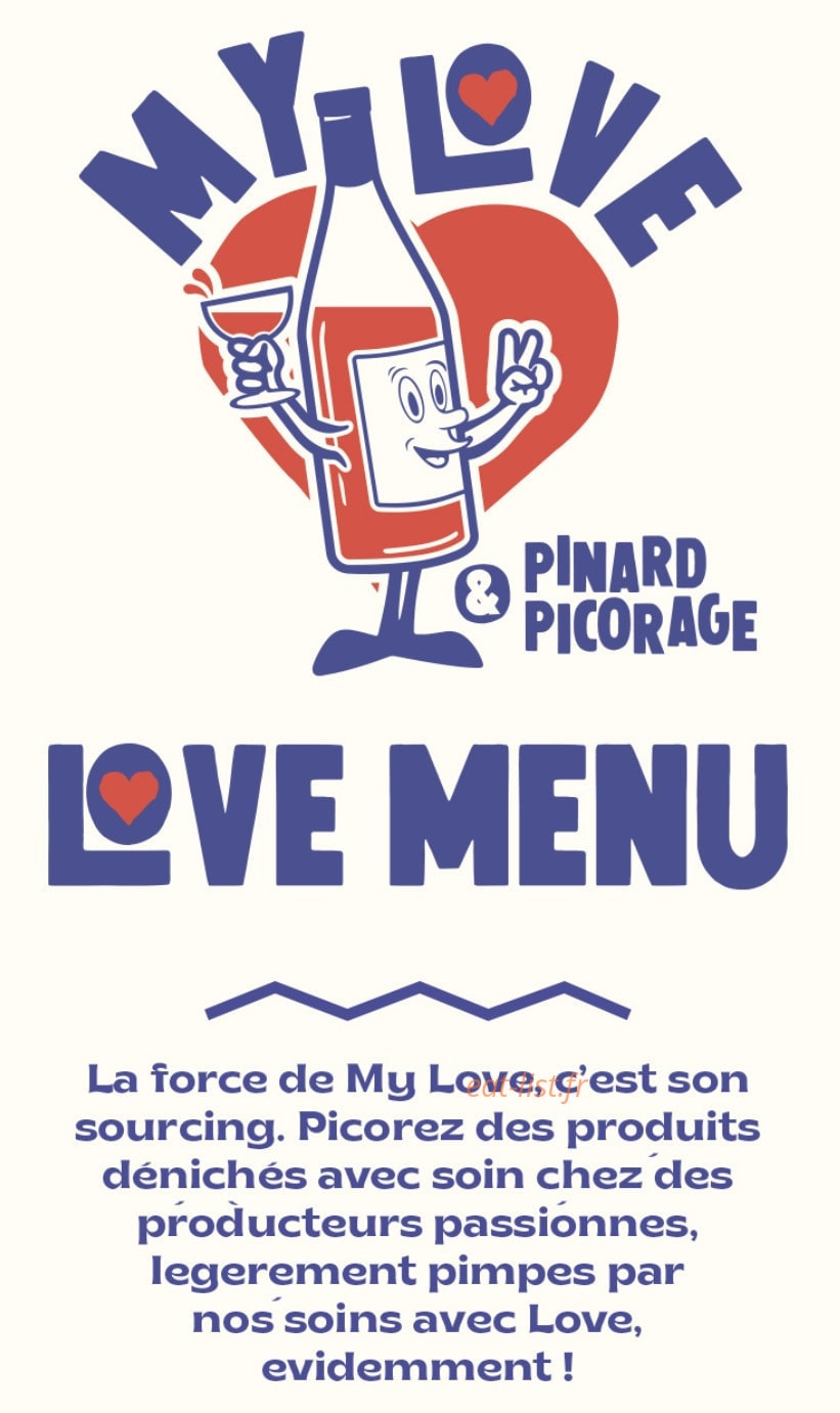 My Love — carte page 1