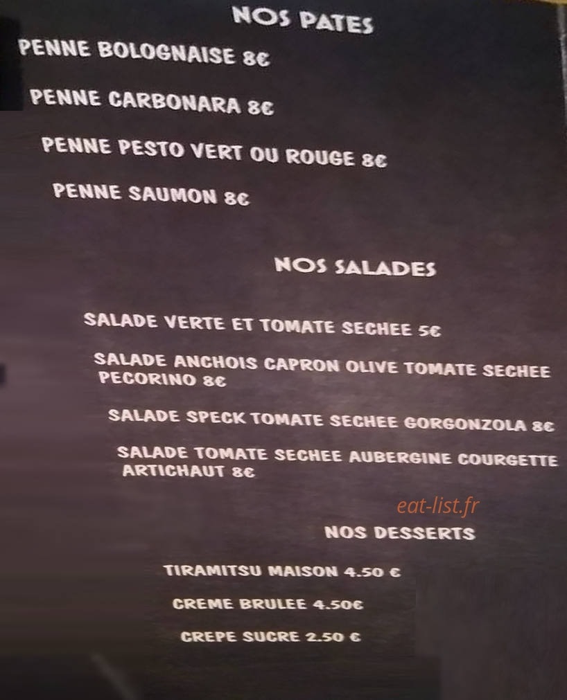 My Resto Pizza — carte page 2