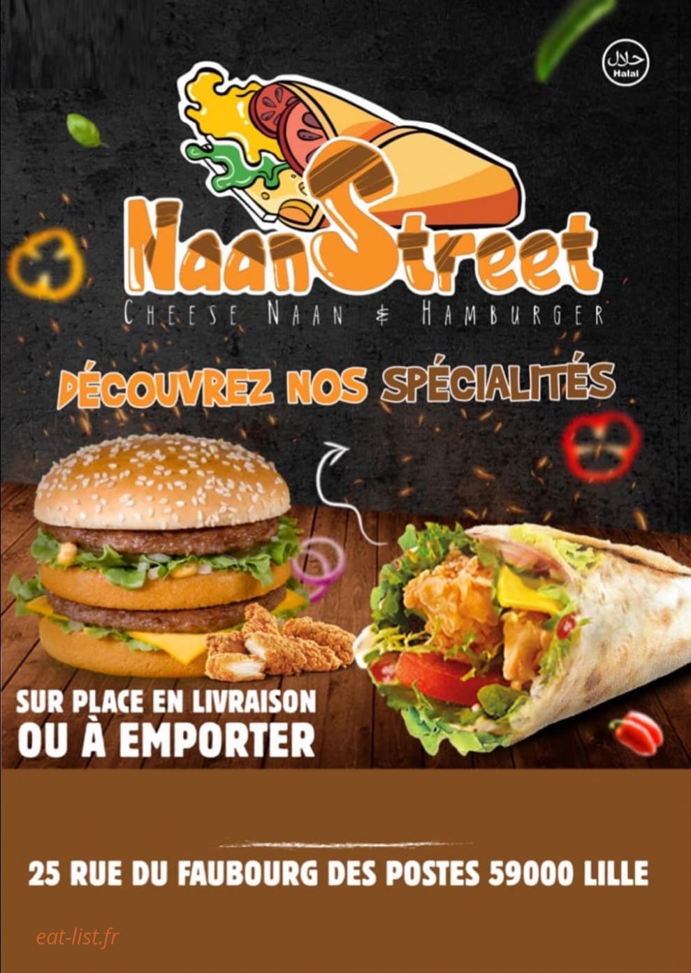 Naan Street — carte page 1
