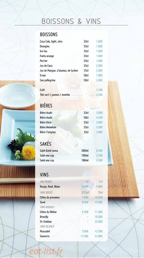 Nagoya Roll — carte page 11