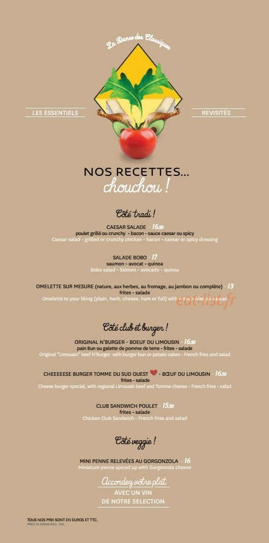 Novotel — carte page 4