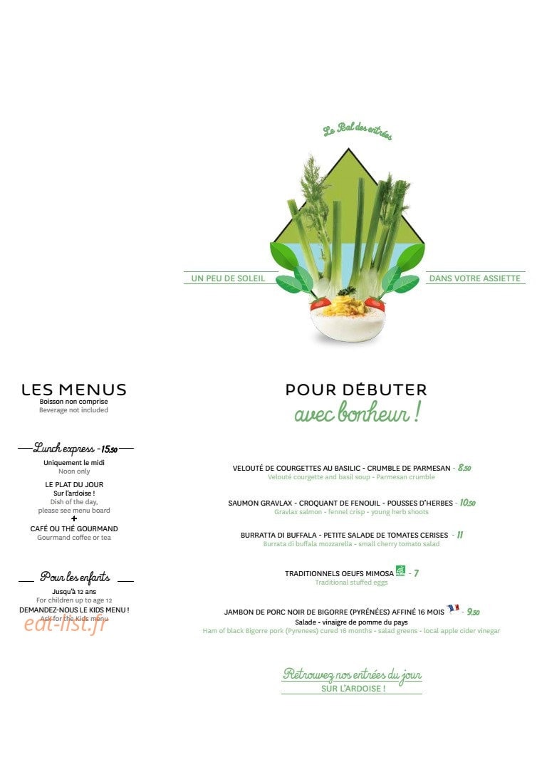 Novotel — carte page 3