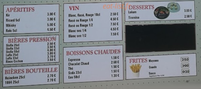 Ô Délice — carte page 3