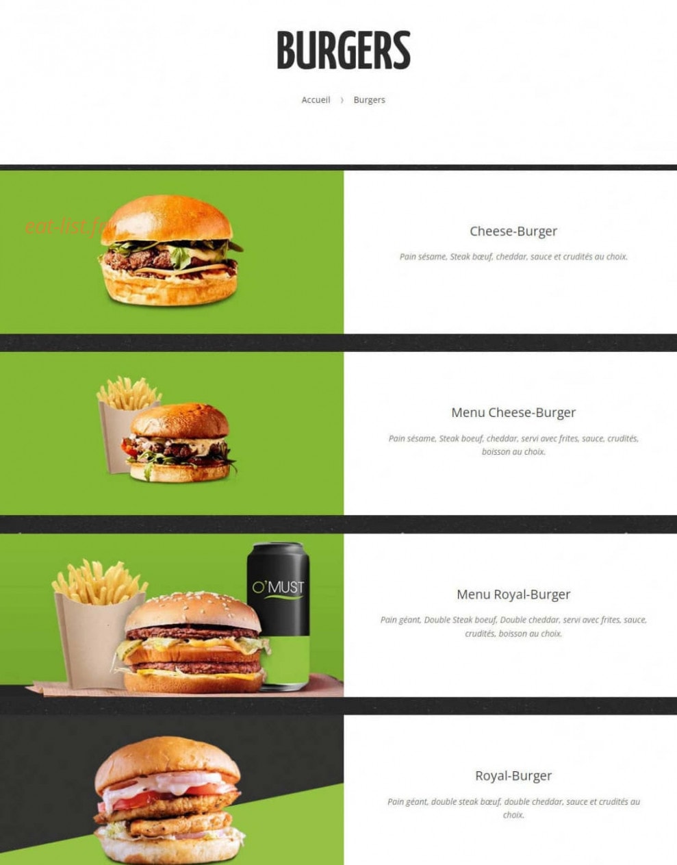 O'must — carte page 4