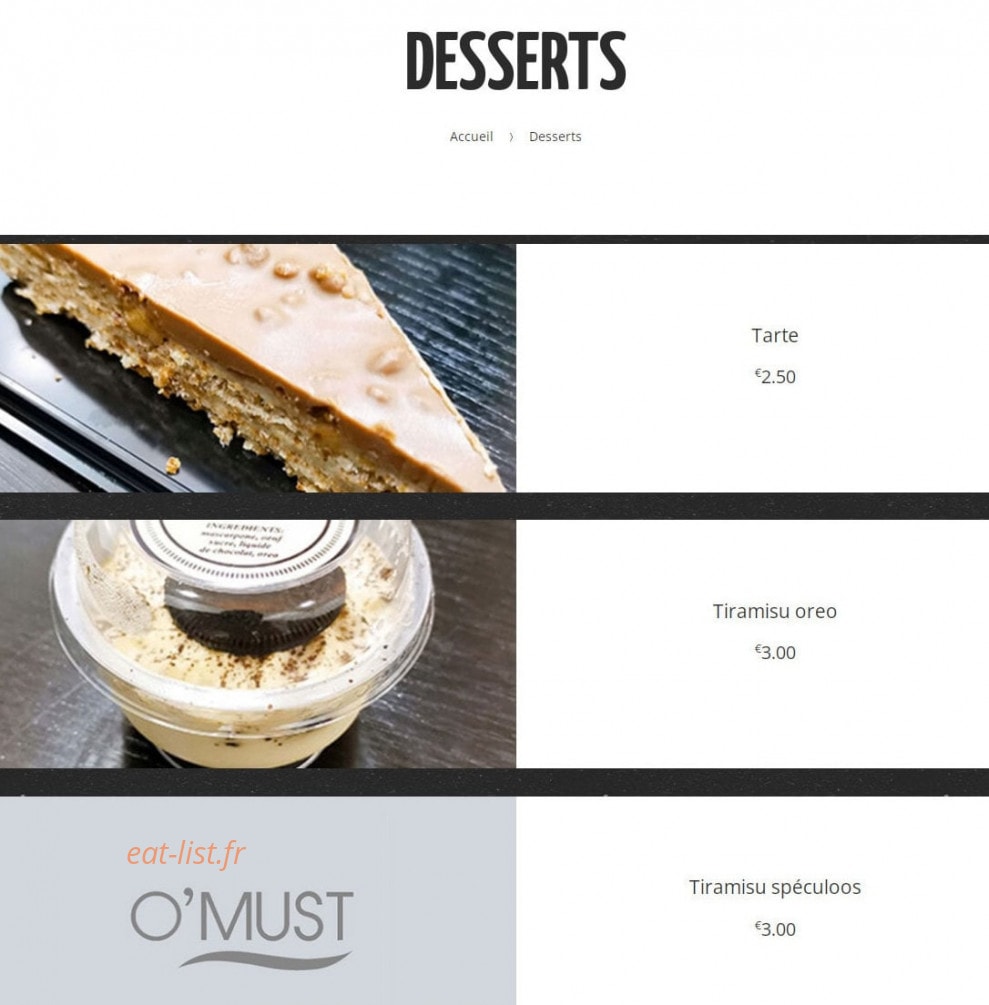 O'must — carte page 7