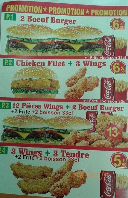O'papa Chicken — carte page 4