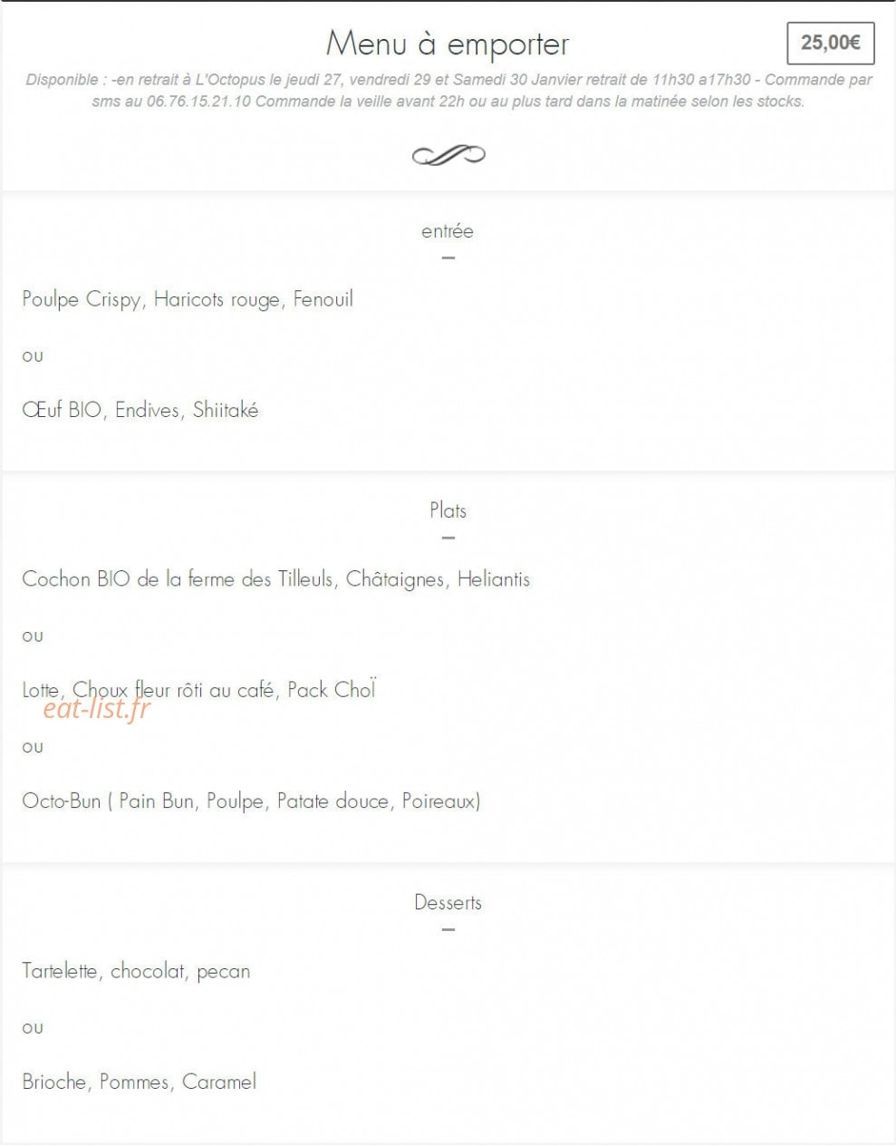Octopus — carte page 1