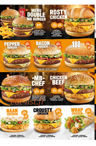 Original mb burger — carte page 2