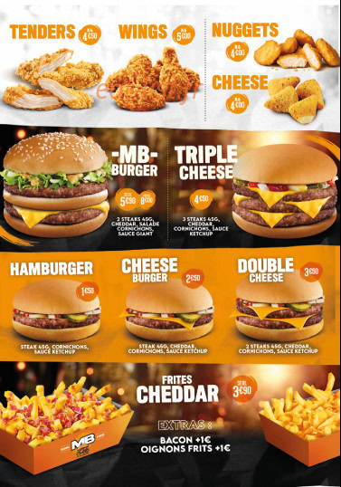 Original mb burger — carte page 3